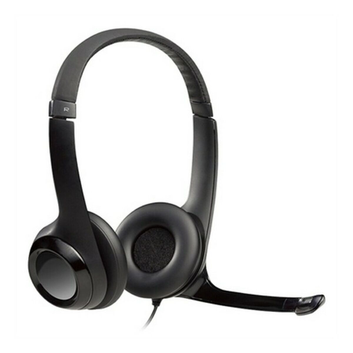 Slušalice s Mikrofonom Logitech LGT-H390 Crna